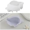 HNLMZ Stampi in Silicone, Forme per Colata, Portacandele Fai da Te, Forme in Silicone per Resina, Stampo in Silicone a Forma di Concha, Forme per Colata per Cemento, Forme per Colata in Gesso per