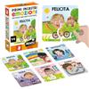 Headu - Primi Incastri Emozioni - Manualità e Curiosità per i più Piccoli, per Bambini 1-4 Anni, Un Gioco Educativo Made in Italy