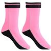 Alomejor Calzini da Snorkeling Calzini in Neoprene da 3 Mm di Spessore Calzini da Acqua Termale Calzini da Sub per Nuoto, Immersioni, Surf (Rosa)