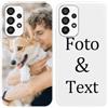 Yoedge Cover Personalizzata Custodia per Samsung Galaxy A33 5G 6,4 Personalizzato con Foto Testi Disegni Personalizza Custodia Immagine, Antiurto Bianco Personalizzabili Case per Samsung A33 5G