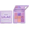TianWlio Eyeshadow - Set di ombretti multicolori a lunga durata, 9 colori, ombretti durevoli, lilla, palette di ombretti colorati con glitter (C, taglia unica)
