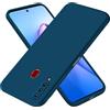 EASSGU Custodia per Samsung Galaxy A20s (6.5 Inches), Cover Morbida in Silicone TPU - Blu zaffiro