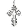 NKlaus croce d'argento croce crocifisso argento 925 ciondolo ortodosso battesimo k81