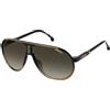 Carrera Occhiali da Sole Carrera CHAMPION65/N Black Shaded Brown/Brown Shaded 62/12/130 unisex