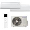 Samsung Condizionatore a muro multisplit inverter dual SAMSUNG WINDFREE COMFORT S2 9K 9K classe raffreddamento A+++, bianco