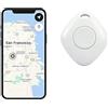 Riloer Wireless Mini GPS Tracking Finder Device, Universal Smart GPS Tag Bluetooth 4.0 Tracker, Anti-perso Alarm Finder Device for Phone Wallet Key Child Pet Kid