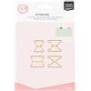 Fustelle metalliche Rolodex n. 3 Tabs
