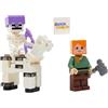 LEGO Minecraft: Alex con scheletro e scheletro cavallo mini set