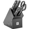 ZWILLING Gourmet Set di coltelli con ceppo, 6-pz., nero