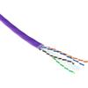 ACT XS6115 cavo di rete Viola 500 m Cat6a U/UTP (UTP) [XS6115]
