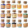 EnMart 15 Bottles Crystal Chips, Gemstones Small Crystals Bottle, Healing Crystals Bottles, Gemstone Wishing Bottles Stones Set for Balancing Meditation DIY Jewelry Home Decoration