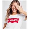 LEVI'S ® Levi's T-Shirt The Perfect Tee large batwing Donna bianca con logo rosso
