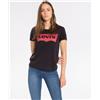 LEVI'S ® Levi's T-Shirt THE PERFECT TEE Mineral Black Donna Nera logo rosso