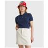 Tommy Jeans Polo Slim Fit Donna - Navy