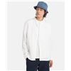 Timberland Camicia in Lino con colletto alla coreana Mill Brook Bianca Uomo