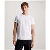 Calvin Klein T-shirt Slim Maniche Corte Bianca Uomo