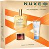 LABORATOIRE NUXE ITALIA Srl Nuxe Cofanetto Gli Iconici - Huile Prodigieuse 50ml, Crema 3 in 1 30ml, Balsamo Labbra 15g, Regalo di Bellezza