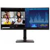 Lenovo 86,7cm/34 (3440x1440) Lenovo ThinkVision P34w-20 21:9 UWQHD IPS Curved 4ms 60Hz HDMI DP USB-C Speaker KVM Black