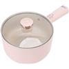 GLOGLOW Pentola Elettrica, Piccola Pentola Elettrica 220V 2,5L Comoda Padella Multifunzione per Uso Domestico (Spina UE)