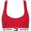 Tommy Hilfiger Bralette Donna Elasticizzata, Rosso (Tango Red), XS