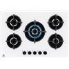 ELECTROLUX EGG75372W SERIE 600 ON GLASS PIANO COTTURA DA INCASSO 75CM 5 FUOCHI A GAS IN VETRO BIANCO - PROMO