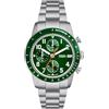 Fossil Sport Tourer orologio da uomo, movimento cronografo, bracciale in acciaio o cinturino in pelle, Verde