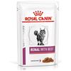 Royal Canin cat veterinary renal manzo 12x85 g