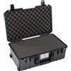 PELI 1535 Air - Valigetta da viaggio leggera con ruote per attrezzature fotografiche, impermeabile e antipolvere, 27 l, made in USA, con inserto in schiuma (regolabile), colore: Nero