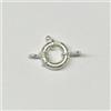 Moschettone Tondo Con Maglie In Argento 925/°°° - PR