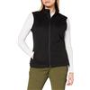 CMP Gilet Softshell Waterproof, Donna, 48, Nero
