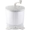 Pssopp Mini lavatrice manuale portatile grigia per biancheria intima - facile da usare con rotazione di 1200 giri/min - realizzata in materiale ABS - adatta per uso domestico e dormitorio