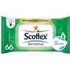 Scottex - Carta igienica delicata con aloe vera, umida, 70 strappi