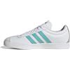 adidas Unisex - Adulto Mercedes - AMG Petronas Formula One Team VL Court Base Shoes, Ftwr White/Semi Mint Rush/Core Black, 42 EU