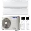 Samsung Climatizzatore Condizionatore Windfree Avant S2 Dualsplit Inverter 7000 + 7000 BTU con U.E. AJ040TXJ2KG/EU R32 Wifi