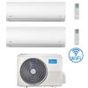 Midea Climatizzatore Condizionatore Midea Xtreme Wifi R32 Dual Split 9000 + 12000 BTU con U.E. M2OH-14HFN8-Q INVERTER Classe A++/A+
