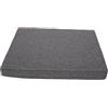 JACK AND VANILLA, Letto per Cani Ortopedico Impermeabile in Memory Foam, Design Moderno, Facile da Mantenere, Dimensioni 100 x 70 x 9 cm, Colore Nero, Modello Sportivo Impermeabile