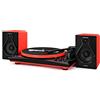 Gemini Sound Gemini TT-900 - RED | Giradischi con sistema audio - Bluetooth - Sistema completo