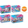 Playmobil set casa delle bambole vittoriana 70892 e 70893 e 70895 e 70970 tut...