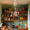 Lampadario per casa delle bambole, regali di compleanno in miniatura per