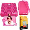 KODAK Barbie Step Slim Stampante Portatile e Wireless per Foto Istantanee Bundle Iniziale Barbie (Stile Iconico), Custodia Delue per Fotocamera Barbie, Carta Zink (20 Fogli)