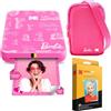 KODAK Barbie Step Slim Stampante Portatile e Wireless per Foto Istantanee Bundle Iniziale Barbie (Stile Firma), Custodia Delue per Fotocamera Barbie, Carta Zink (20 Fogli)