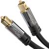 KabelDirekt - 1 m Cavo TOSLINK (Ottico Audio Digitale, Connettore Maschio > Connettore Maschio, Dolby Digital Sound, DTS, PS5)