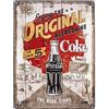 Nostalgic-Art Targhe Vintage, Coca-Cola - Highway 66 - Idea Regalo per Amanti della Coke, in Metallo, Design Retro per Decorazione, 30 x 40 cm
