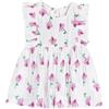Chicco, Vestito Neonata, Vestito Rosa a Maniche Corte, in Morbido Cotone, Designed in Italy, Abbigliamento Neonata 0-24 Mesi, Idee Regalo Nascita