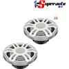 Hertz HMX 6.5-S-LD-SW Coppia Coassiali Marine Silver White LED Griglia Sport