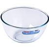 Pyrex 181B Ciotola classica in vetro ad alta resistenza, 3L, Trasparente, Diametro 24 cm