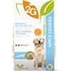 2G Pet Food Apple Cookies Biscotti naturali alla mela per cani di tutte le taglie Snack salutare e delizioso con ingredienti 100% naturali Made in Italy