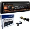 ALPINE Autoradio Alpine UTE-200BT 1 DIN per Auto Bluetooth con Ingresso USB 4x50W