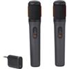 Jbl Set 2 Microfoni Wireless Ricaricabili USB-C colore Nero Parybox - JBLPBWIRELESSMIC