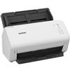 Brother ADS4100 ADF scanner 600 x 600 DPI A4 Nero White